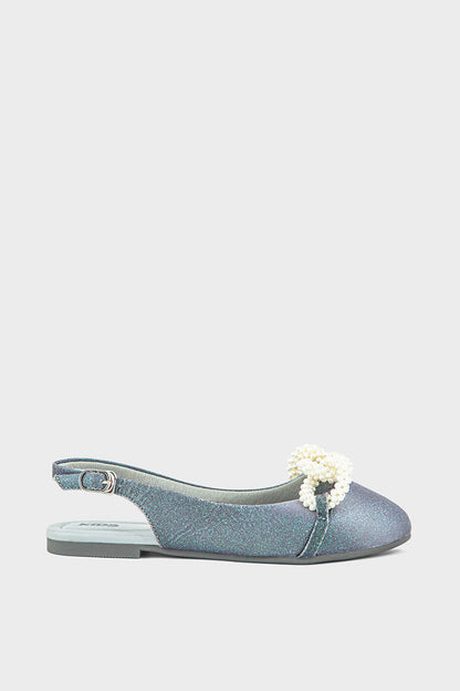 Girls Party Wear Sling Back GP7001-Grey