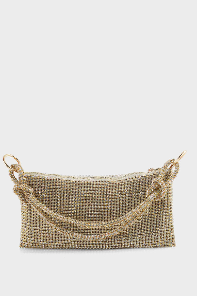 Hobo Hand Bags B10532-Golden