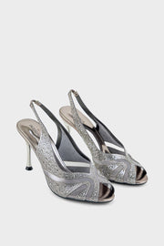 Party Wear Sling Back IP4049-Pewter
