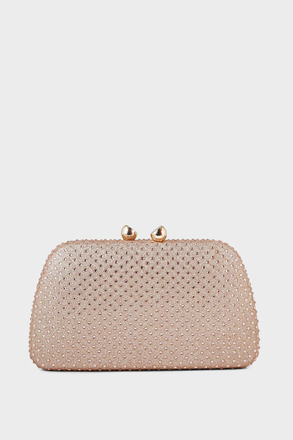 Party Wear Clutch B21595-Peach