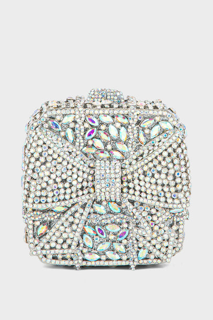 Party Wear Clutch BK4061-Silver