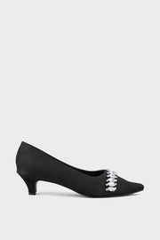 Party Wear Court Shoes IP5009-Black