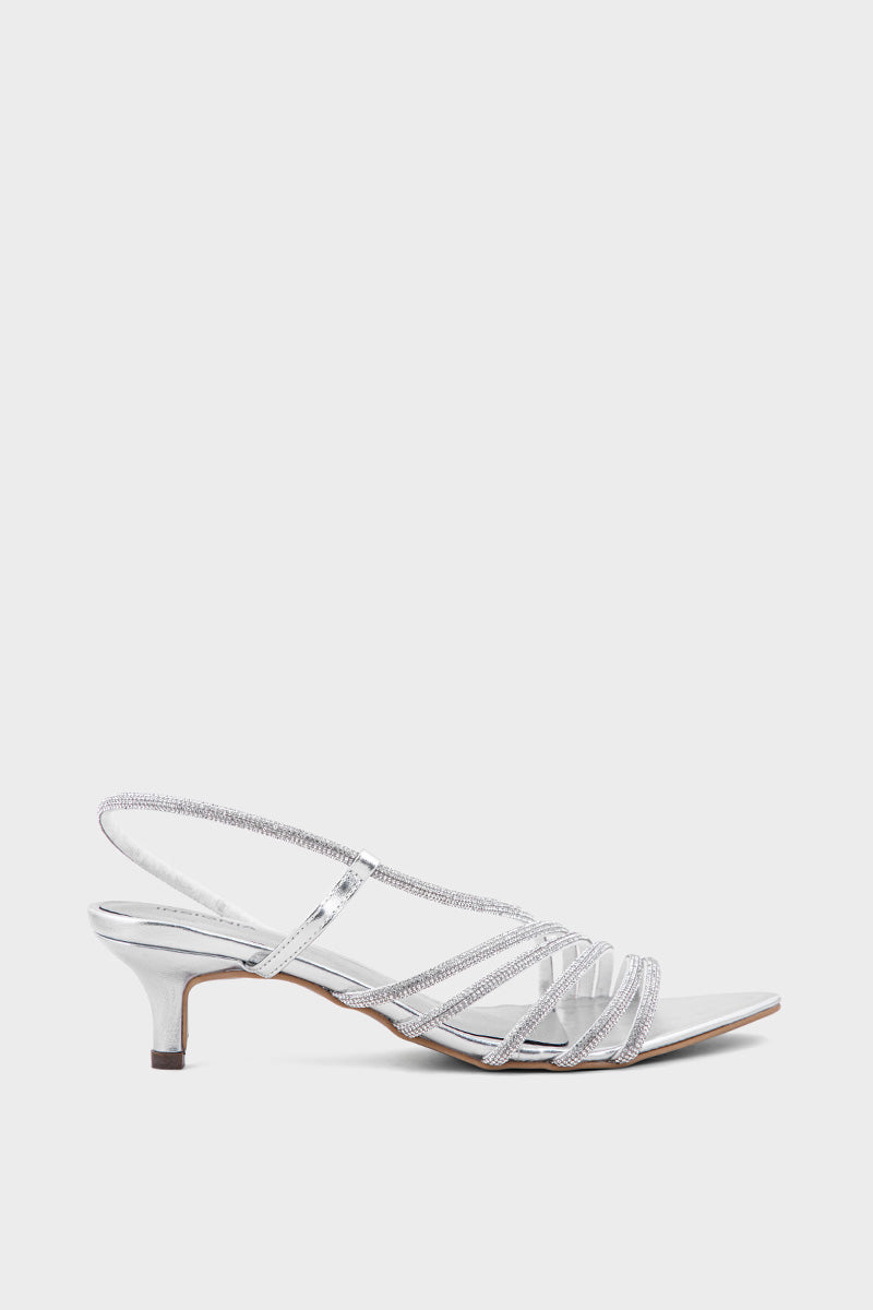 Party Wear Sandal IP2044-Silver