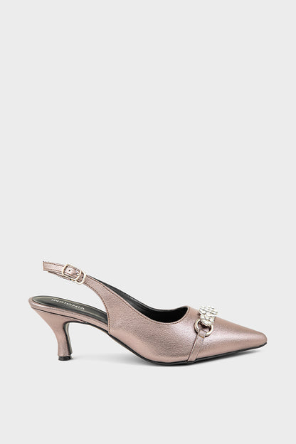 Party Wear Sling Back IP4039-Pewter