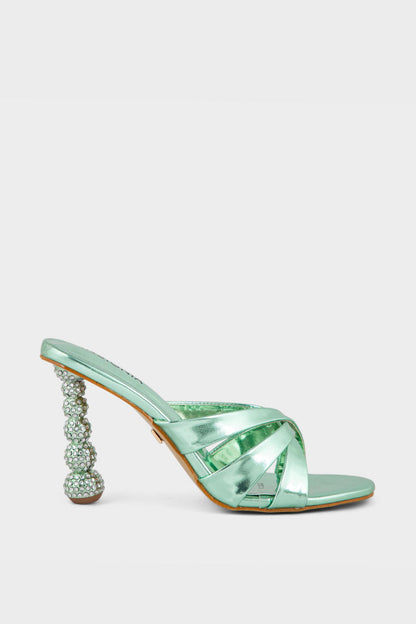 Party Wear Slip On IP0051-Green
