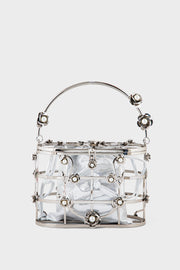 Party Wear Clutch BK4063-Silver