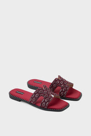 Formal Slip On IF0235-Maroon