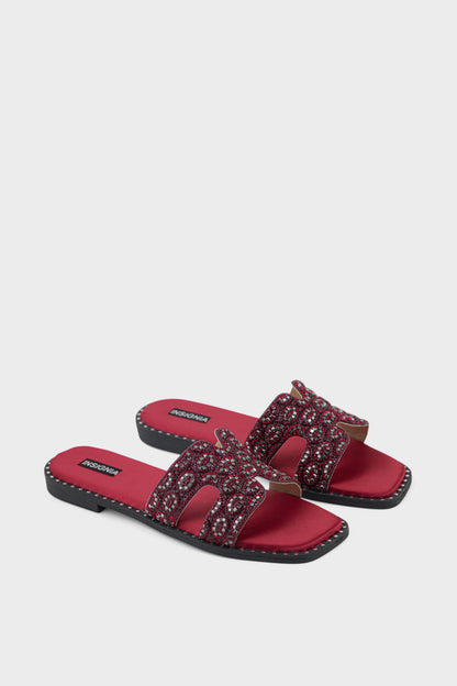 Formal Slip On IF0235-Maroon