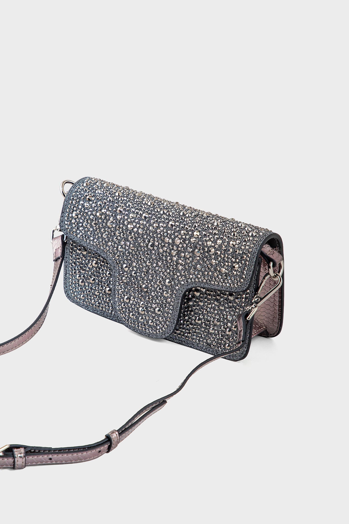 Party Wear Clutch BK4171-Grey
