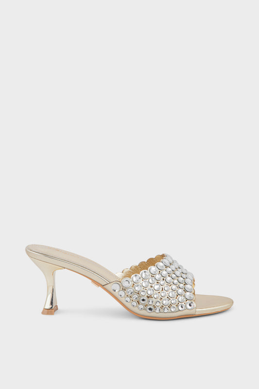 Party Wear Slip On IP0103-Gold