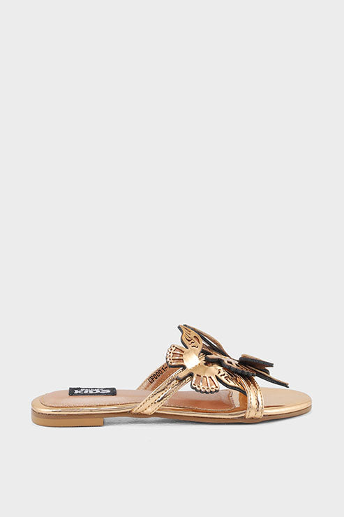 Girls Formal Slip On GF0001-Rose Gold