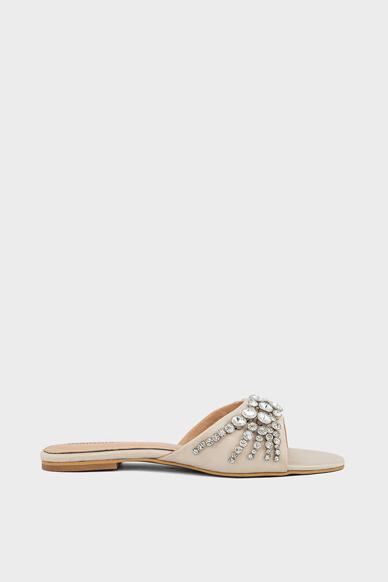 Party Wear Slip On IF0188-Ivory