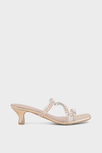 Party Wear Slip On IP0071-Rose Gold