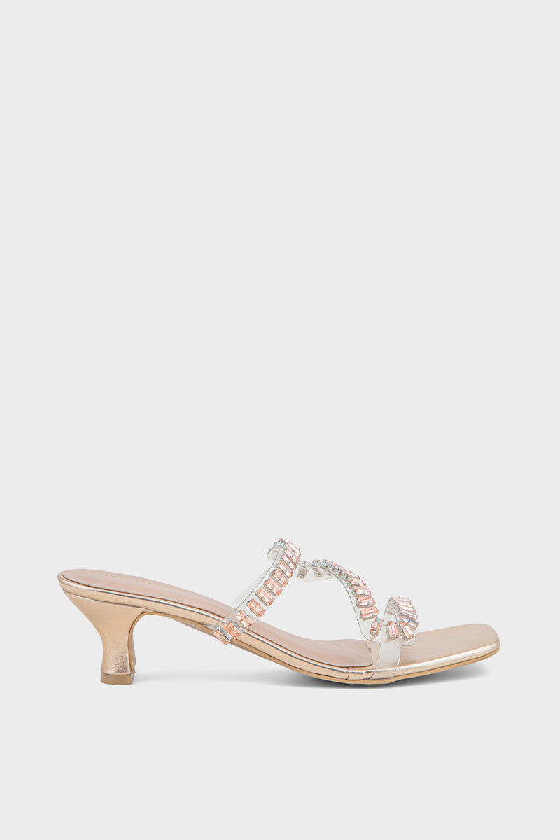 Party Wear Slip On IP0071-Rose Gold