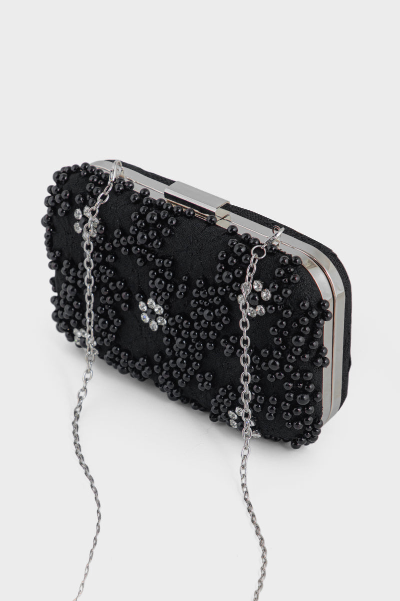 Party Wear Clutch BK4104-Black