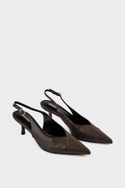 Formal Sling Back IF4080-Dark Brown