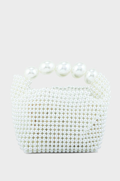 Party Wear Clutch BK4053-White