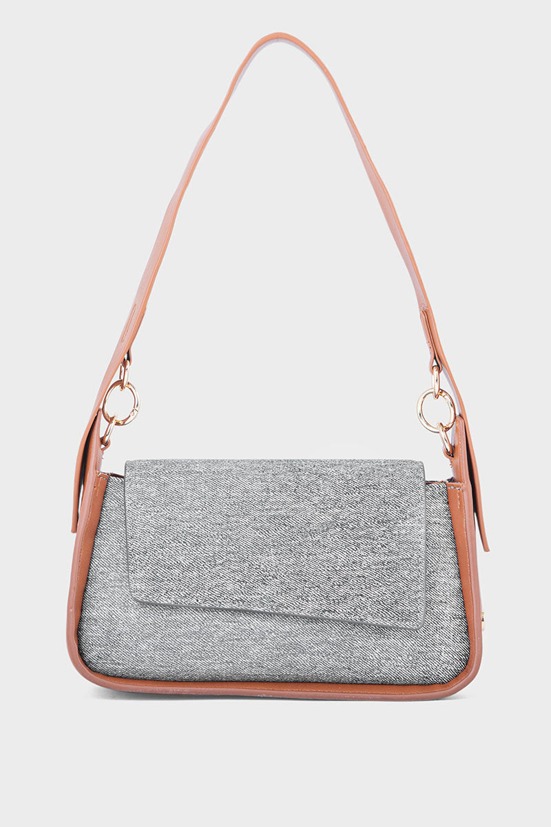 Baguette Shoulder Bags BS2035-Grey