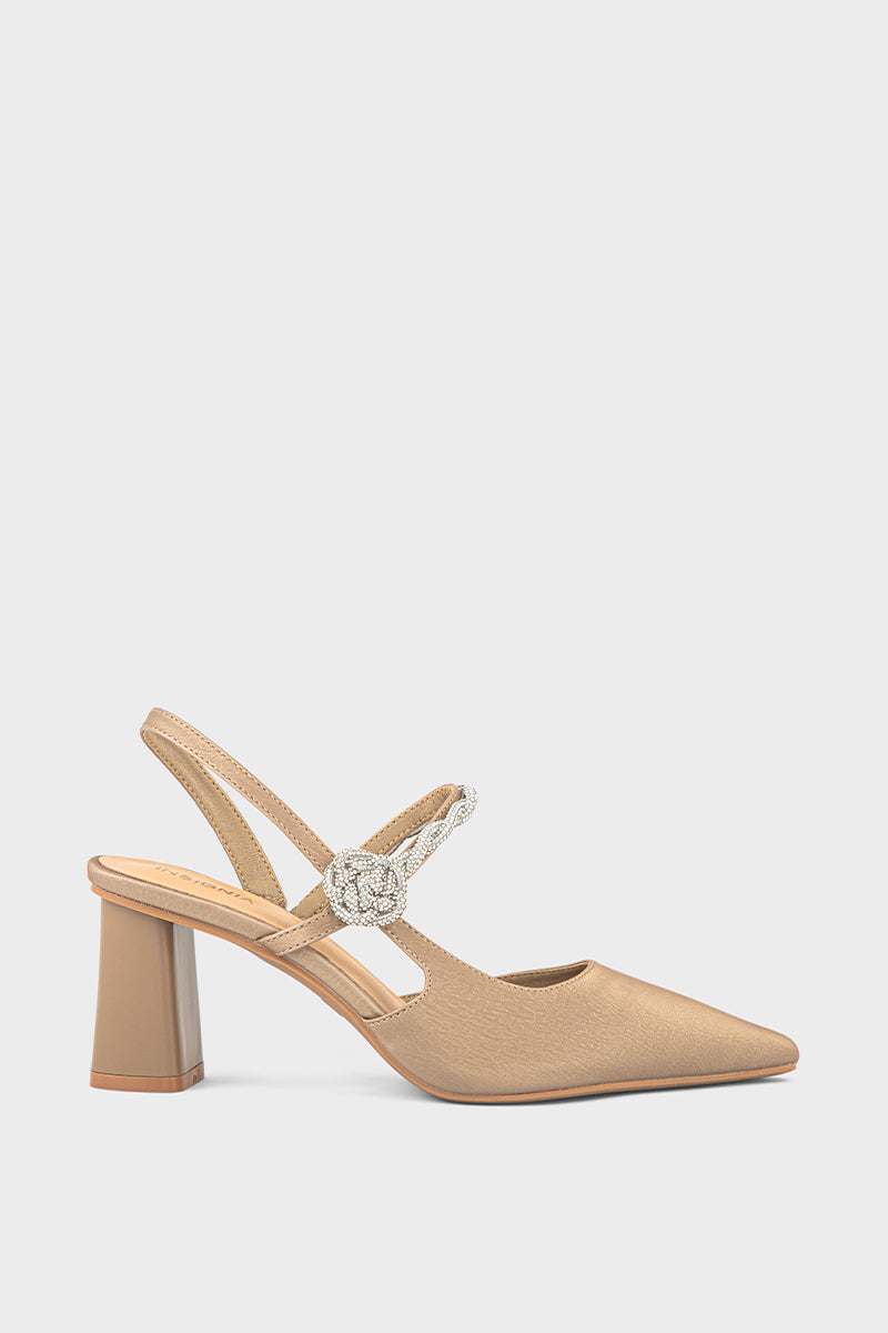 Party Wear Sling Back IP4025-Fawn