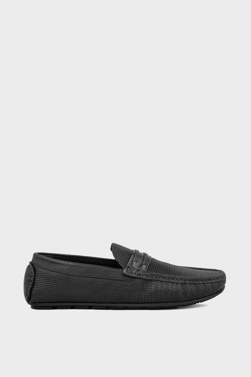 Men Casual Moccasin MC4017-Black