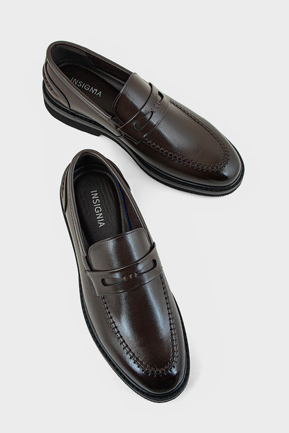Men Formal Loafers MF7058-Coffee