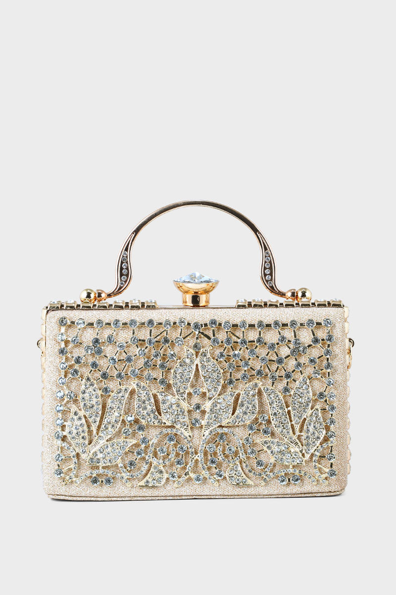 Wedding Clutch B21606-Peach