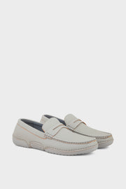 Men Casual Driving Mocs MC4041-Ivory