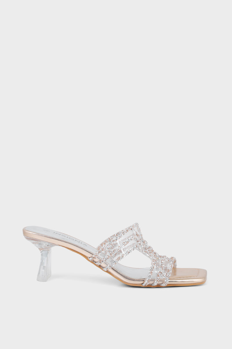 Party Wear Slip On IP0011-Rose Gold