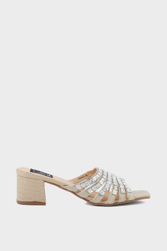 Party Wear Slip On IP0001-Beige