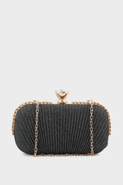 Party Wear Clutch BK4018-Black