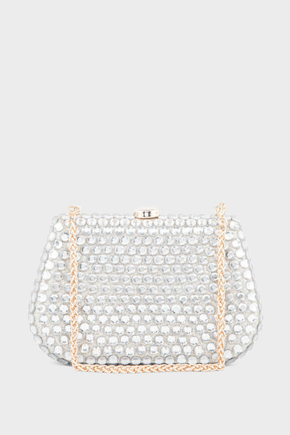 Party Wear Clutch BK4035-Golden