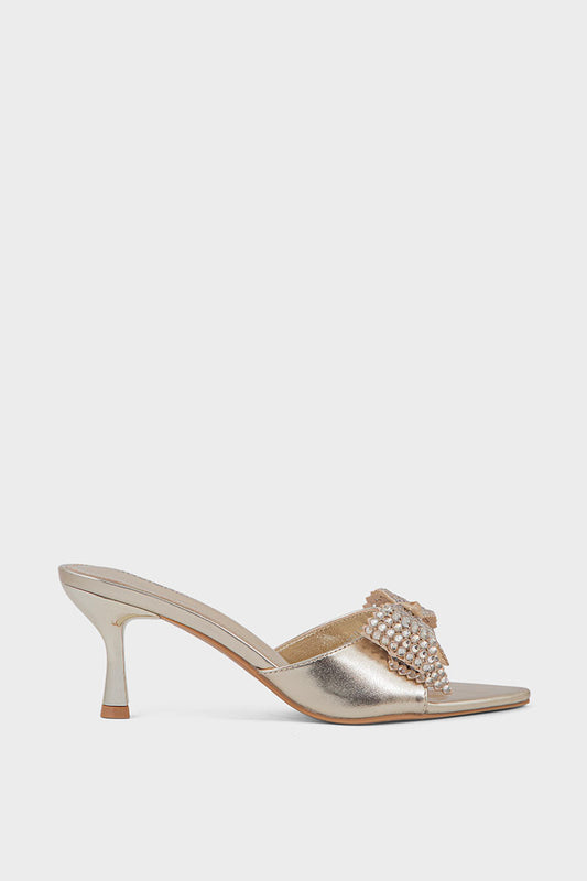 Party Wear Slip On IP0089-Gold