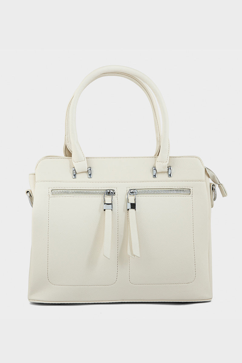 Top Handle Hand Bags BH0106-Ivory