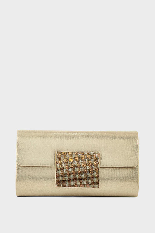 Party Wear Clutch BK4110-Golden