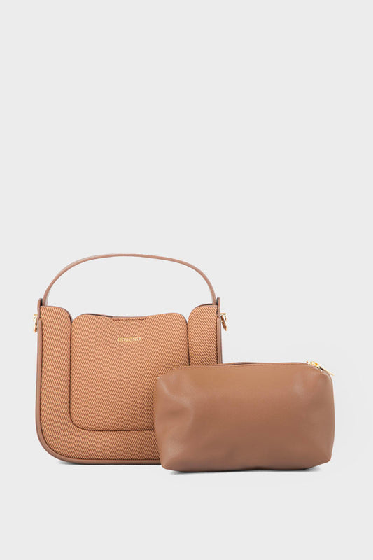 Top Handle Hand Bags BH0064-Brown