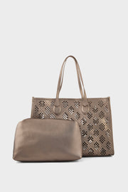 Tote Hand Bags BS2190-Pewter