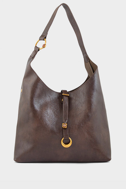 Formal Shoulder Bags BS2146-Dark Brown