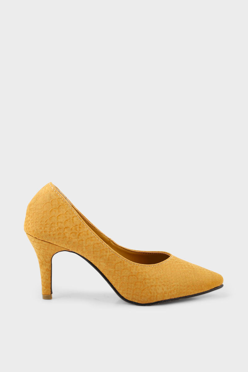 Formal Court Shoes I44424-Yellow