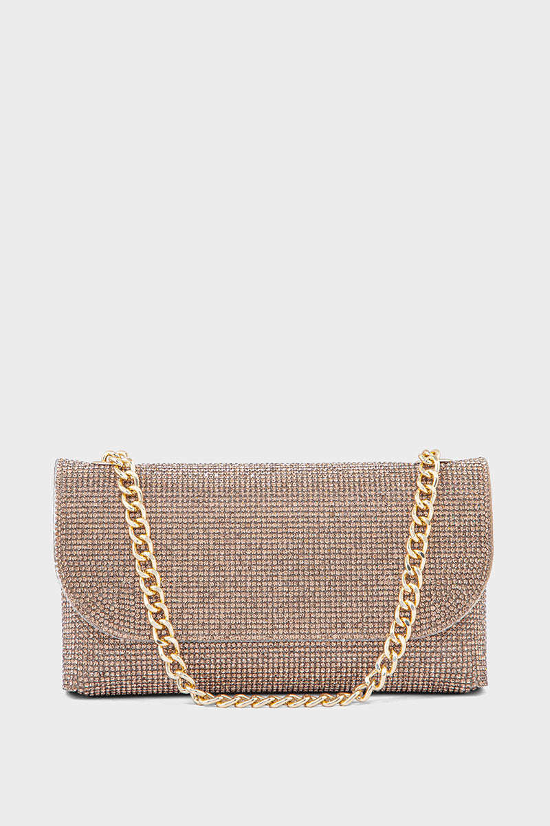 Flap Shoulder Bags BK4043-Golden
