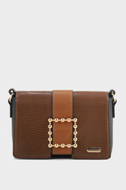 Hobo Hand Bags B15171-Brown