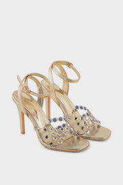 Party Wear Sandal IP2066-Gold