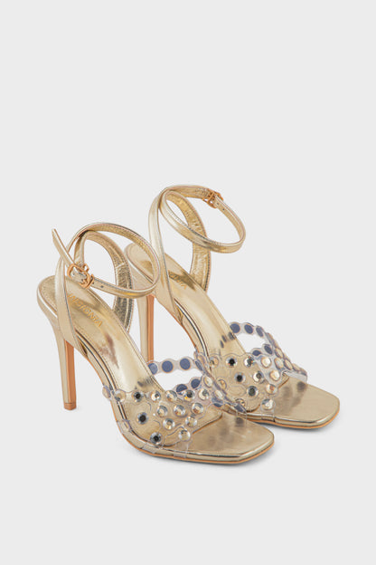 Party Wear Sandal IP2066-Gold