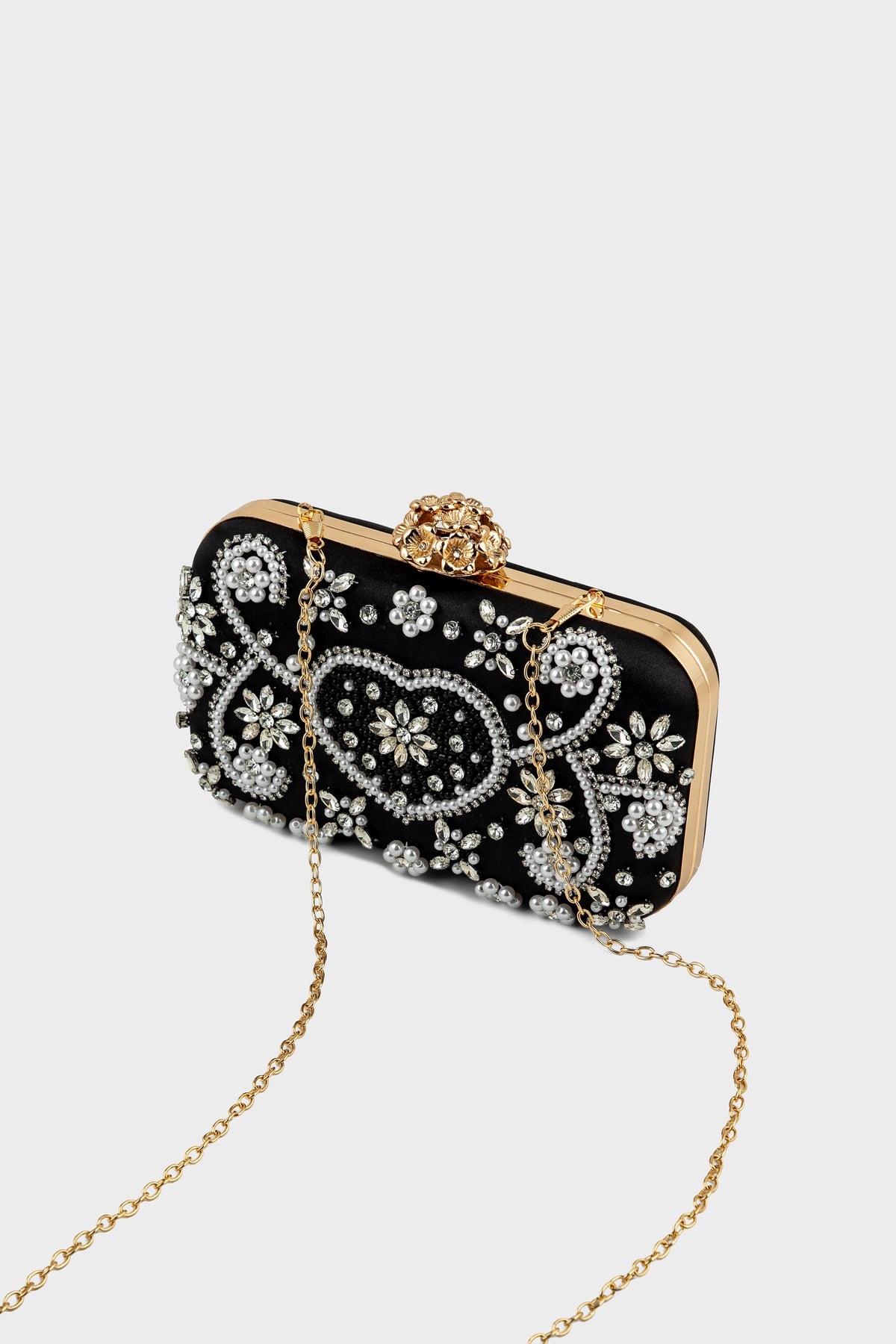 Party Wear Clutch BK4150-Black