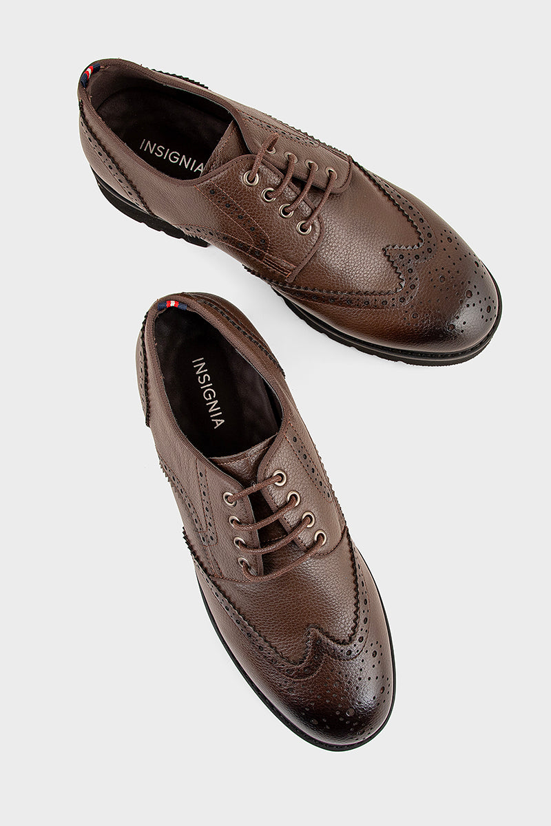 Men Formal Derby MF7512-Coffee