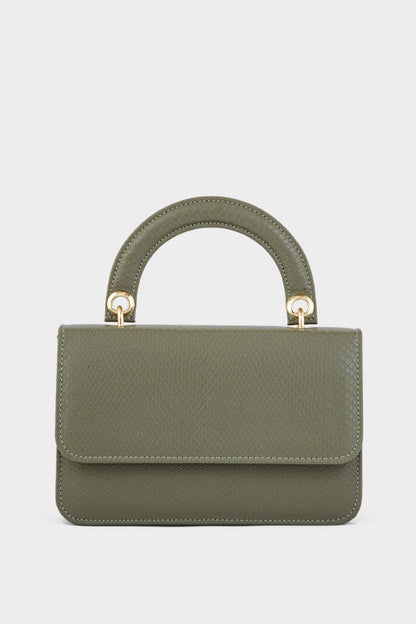 Top Handle Hand Bags B10545-Olive