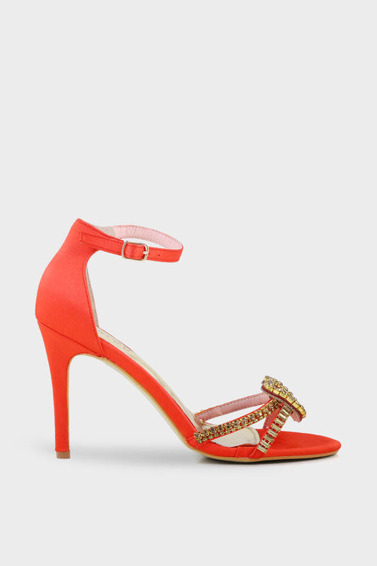 Party Wear Sandal I23584-Red