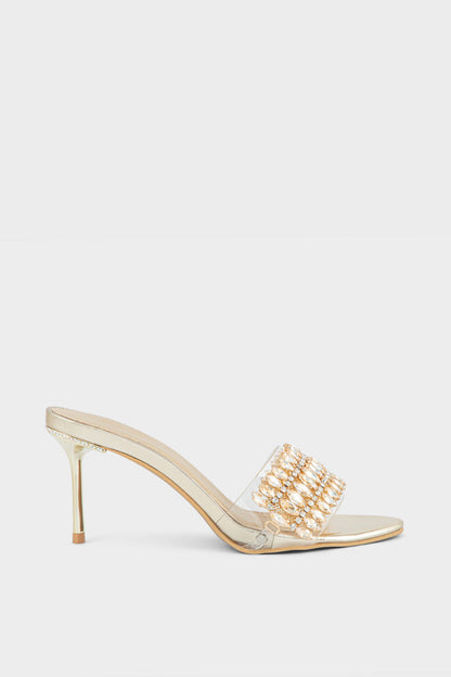 Party Wear Slip On IP0074-Gold