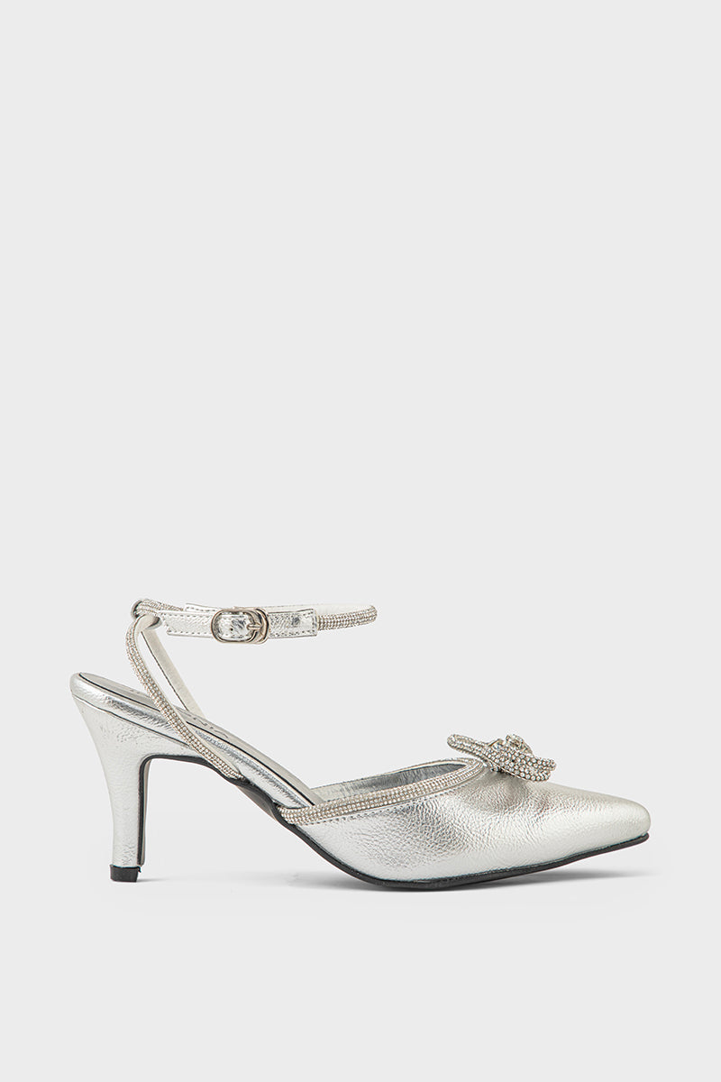 Party Wear Sling Back IP4029-Silver
