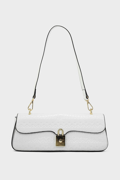 Flap Shoulder Bags BS2051-White