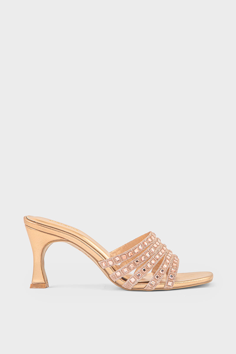 Party Wear Slip On IP0092-Rose Gold